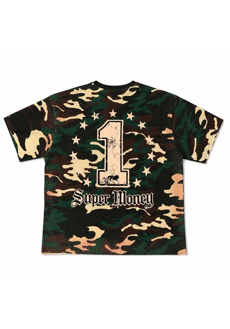 T-shirt con strass ARTSUPERMONEY | GRILLZ MMCAMO